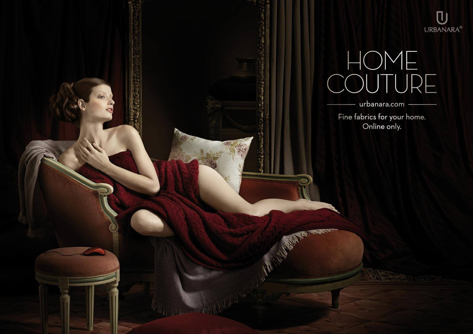 Сексуальная реклама домашнего текстиля